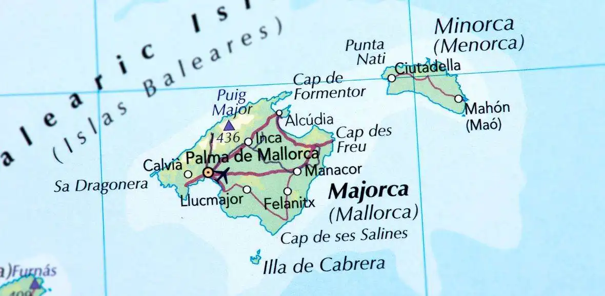 carte palma de majorque